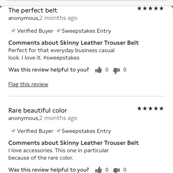 SKINNY LEATHER TROUSER BELT - Picture 7 of 7